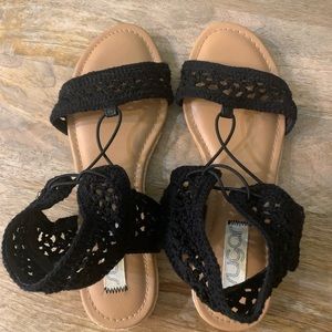 Black sandals-size 8.5